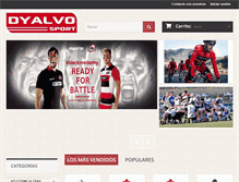 Tablet Screenshot of dyalvo.com